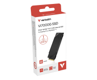 VERBATIM 1TB M.2 PCIe Gen4 NVMe Vi7000G Heatsink - 1216353 - zdjęcie 5